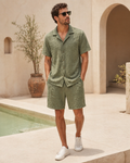 KAYEN Textured shorts Set