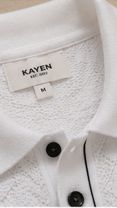 Riviera Knit Polo-White