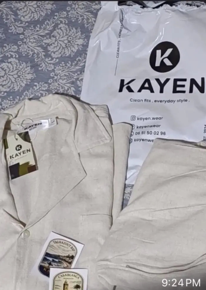 Une commande KAYEN photographiée par un client